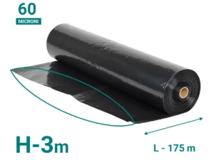 Folie neagra 60 micr Н-3m L-175m